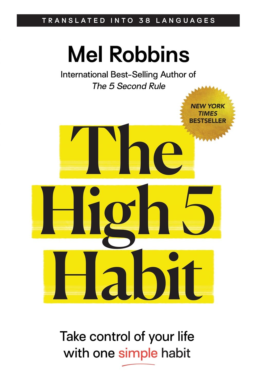 The High 5 Habit Paperback – by ROBBINS MEL
