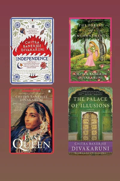 (4 books Combo) The Last Queen + The Forest Of Enchantments + The Palace Of Illusions + Independence (Paperback, Chitra Banerjee Divakaruni)