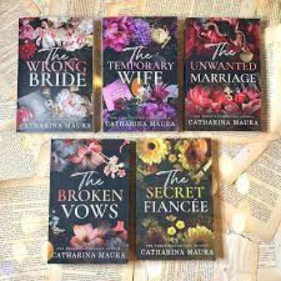 (Combo Of 5) The Wrong Bride + The Temporary Wife + The Unwanted Marriage + The Broken Vows + The Secret Fiancee (The Windsors) (Paperback) by Catharina Maura
