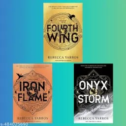FOURTH WING - IRON FLAME - ONYX STORM - (3BOOK SET ) - BY REBECCA YARROS