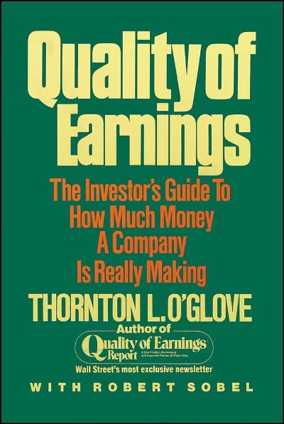 Quality of Earnings (Paperback)