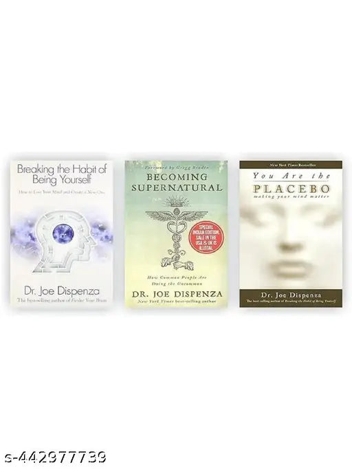 Dr. Joe Dispenza Box Set (Breaking the Habit of Being Yourself, You Are the Placebo, Becoming Supernatural) (English, Paperback, Joe,Dispenza Dr.)
