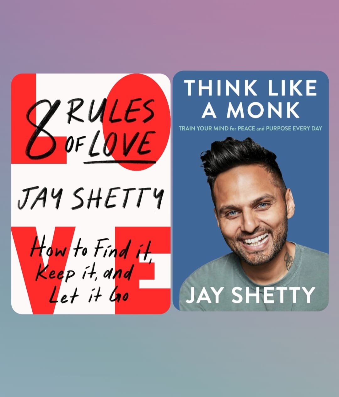 (Combo) 8 Rules of Love + Think like a monk (Paperback) - Jay Shetty
