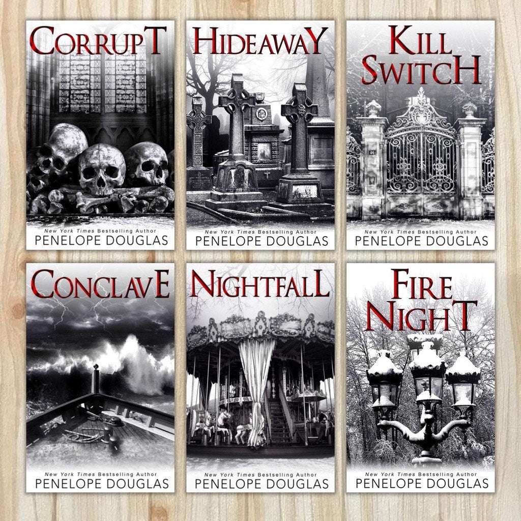 Devil's Night Series by Penelope Douglas (Paperback)(Combo)Corrupt + Nightfall + Hideaway+ Kill Switch + Conclave + Nightfire (Devil's Night) Paperback – by Penelope Douglas (Author)